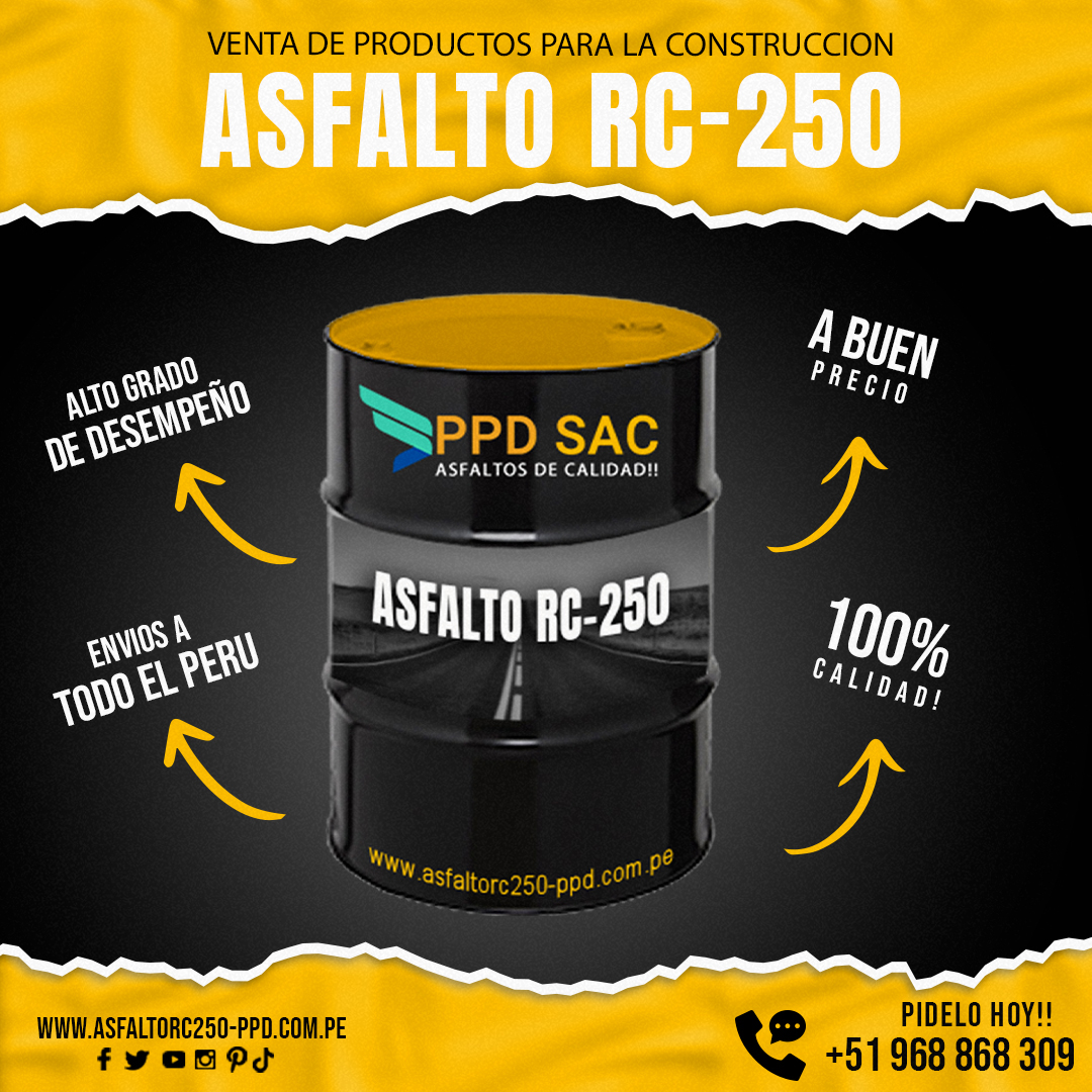 venta de asfalto rc250